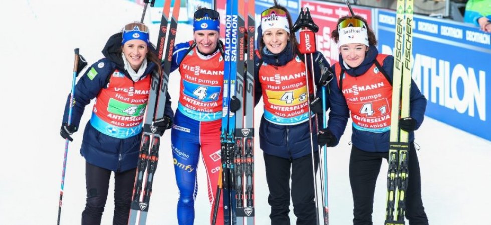 Biathlon - Relais d'Antholz-Anterselva (F) : La France l'emporte largement devant la Suède