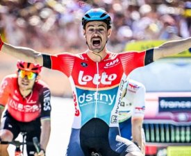 Tour de France (E18) : Campenaerts triomphe devant le Français Vercher 