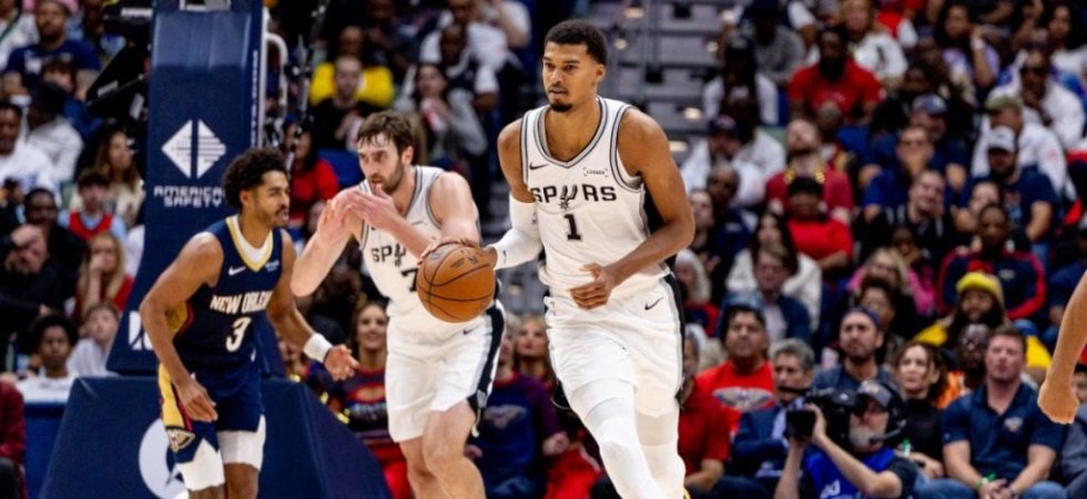 NBA : Wembanyama frôle le triple-double, les Spurs en tête 