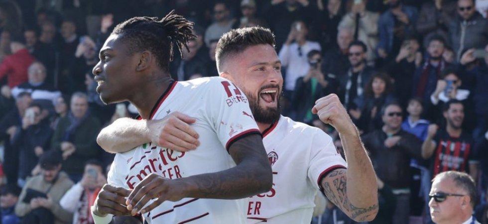 Serie A (J16) : Avec Giroud et Hernandez, l'AC Milan domine la Salernitana