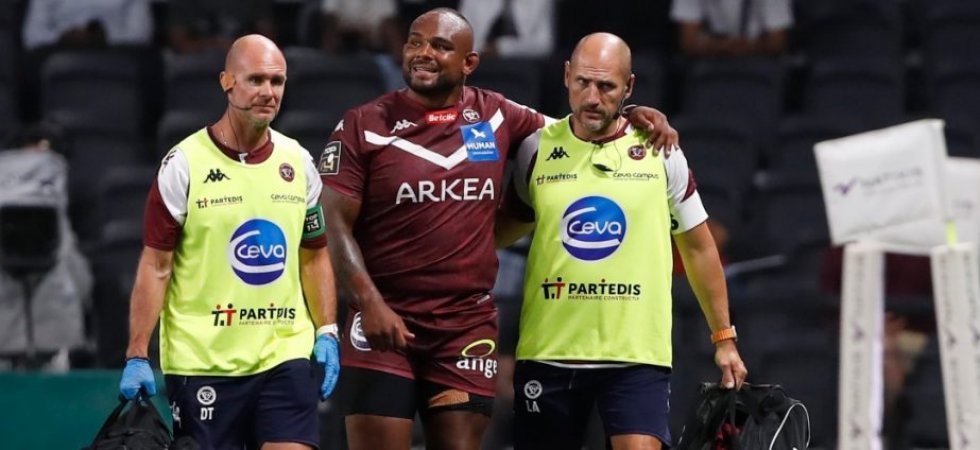 Top 14 - Bordeaux-Bègles : Poirot absent huit semaines