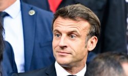 XV de France : Macron en visite chez les Bleus avant le Mondial