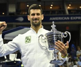 US Open (H) : Djokovic surclasse Medvedev et égale le record de 24 titres en Grand Chelem