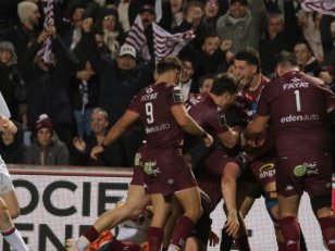 Top 14 (J10) : Bordeaux-Bègles enchaîne une 5eme victoire et grimpe à la 2eme place 