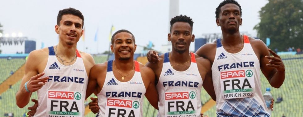 Ch.Europe : Le relais 4x400m français en finale, les Bleues déchantent