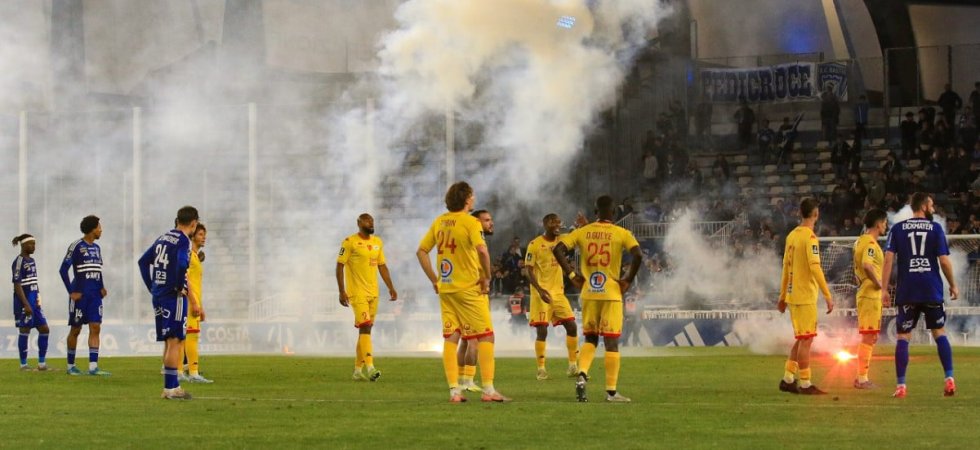 Ligue 2 : Bastia-Le Mans arrêté après des incidents