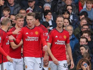 Premier League (J11) : Manchester United s'impose in extremis à Fulham