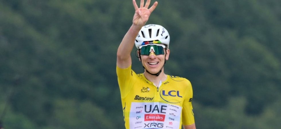 Tour de France (E14) : Et de quatre pour Pogacar, Seixas se pare de blanc