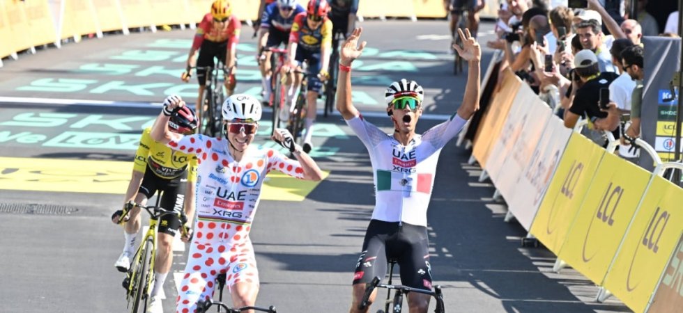Tour de France (E2) : Del Toro vainqueur devant Pogacar, Vingegaard toujours en jaune