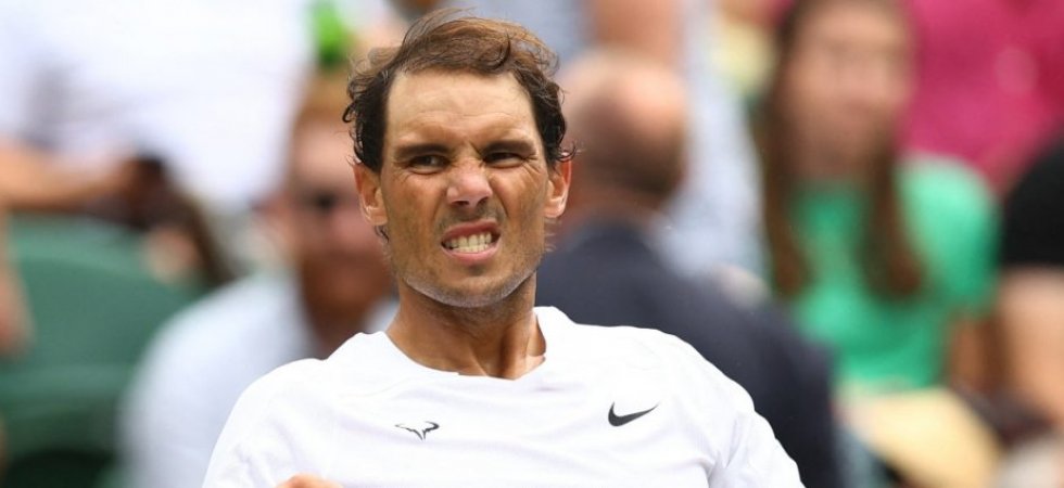 Wimbledon : Nadal souffre d'une déchirure mais veut jouer sa demie