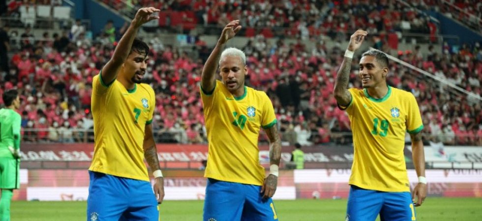 Amical : Le Brésil écrase la Corée du Sud avec un doublé de Neymar