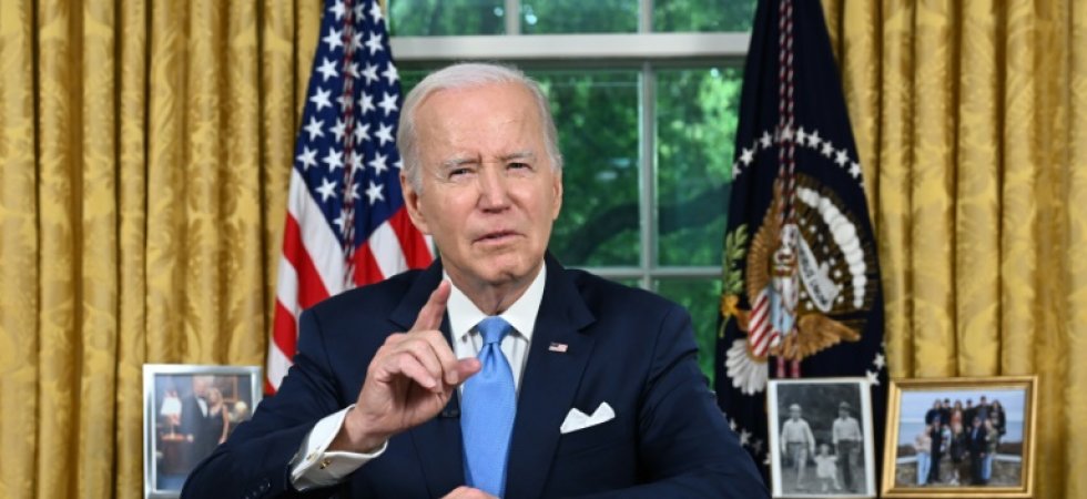 Biden se félicite d'avoir évité un "catastrophique" défaut de paiement américain