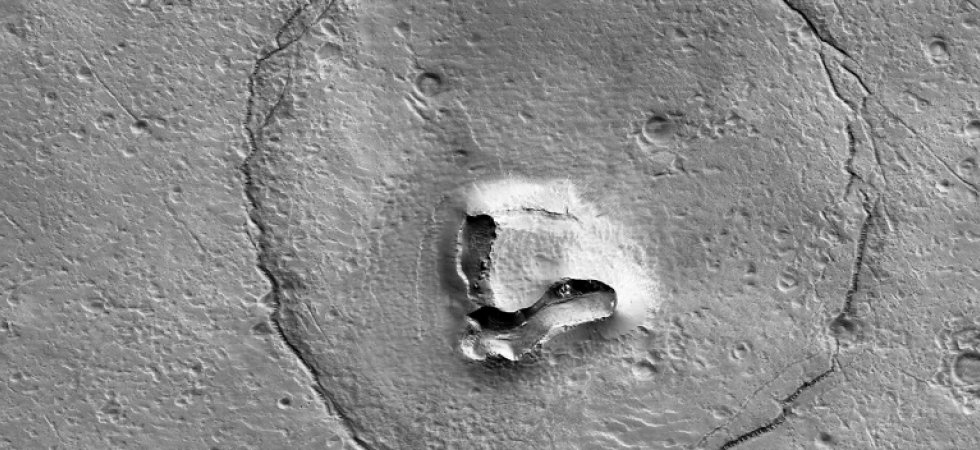 "Un ours sur Mars?" La Nasa publie une intrigante photo de la planète rouge
