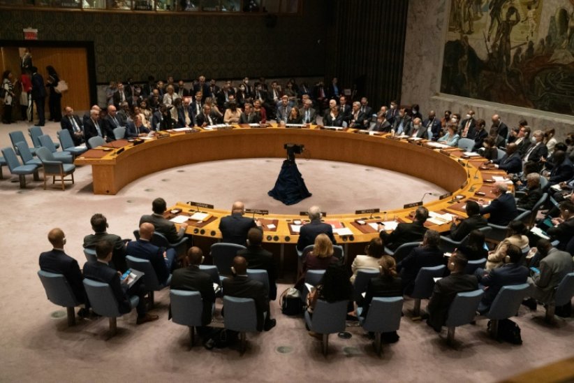 Le Conseil de sécurité de l'ONU, à New York, le 22 septembre 2022