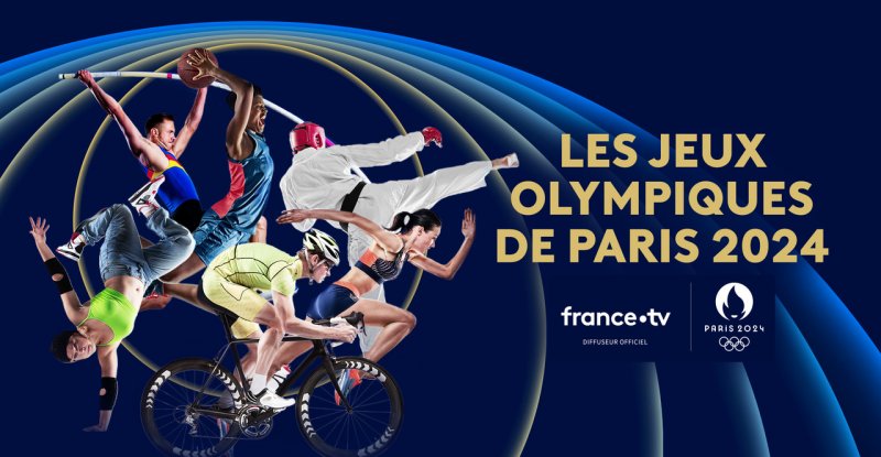 En route pour les Jeux de Paris 2024 sur France Télévisions !